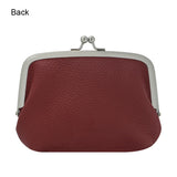 Royal Bagger RFID Blocking Coin Purses for Women, Fashion Kiss Lock Change Pouch, Double Clip Key Card Storage Bag 1858-1