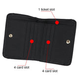 Royal Bagger Short Wallets for Women Genuine Cow Leather Portable Coin Purse Japanese Style Bifold Wallet Card Holder 1485